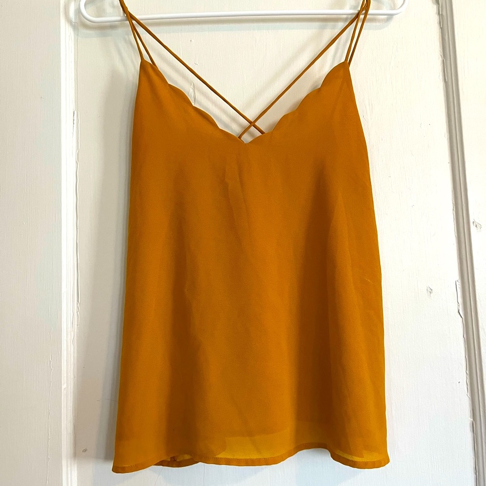 Mustard yellow Merona tank S